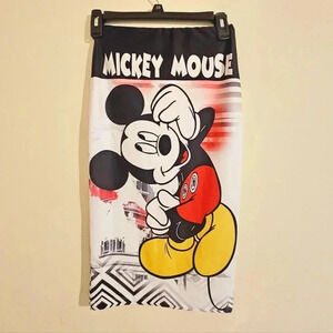 Dolce & Gabbana Mickey Mouse Pencil Skirt